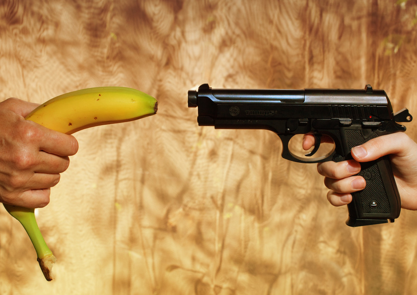 SSVP afb banaan vs pistool